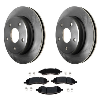 ACDelco® - Silver™ Front Brake Kit with Semi-Metallic Pads