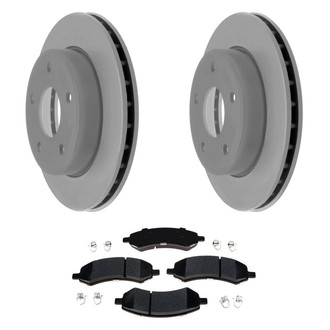 ACDelco® - Silver™ Front Brake Kit with Semi-Metallic Pads