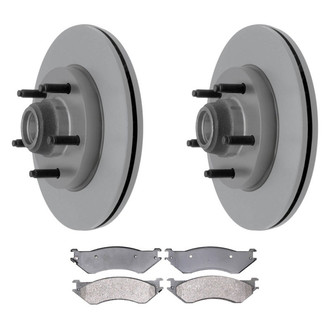ACDelco® - Silver™ Front Brake Kit with Semi-Metallic Pads