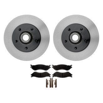 ACDelco® - Silver™ Front Brake Kit with Semi-Metallic Pads