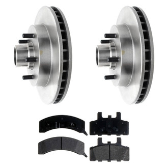 ACDelco® - Silver™ Front Brake Kit with Semi-Metallic Pads