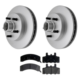 ACDelco® - Silver™ Front Brake Kit with Semi-Metallic Pads