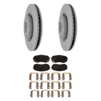 ACDelco® - Silver™ Front Brake Kit with Ceramic Pads