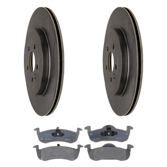 ACDelco® - Silver™ Rear Brake Kit with Semi-Metallic Pads