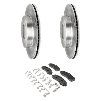ACDelco® BNDL-31001154 - Silver™ Front Brake Kit with Semi-Metallic Pads