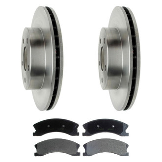 ACDelco® - Silver™ Front Brake Kit with Semi-Metallic Pads