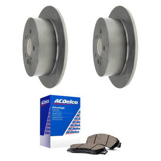 ACDelco® BNDL-31001208 - Silver™ Rear Brake Kit with Ceramic Pads