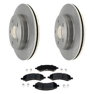 ACDelco® - Silver™ Front Brake Kit with Semi-Metallic Pads