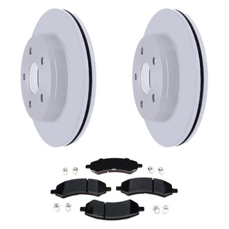 ACDelco® - Silver™ Front Brake Kit with Semi-Metallic Pads