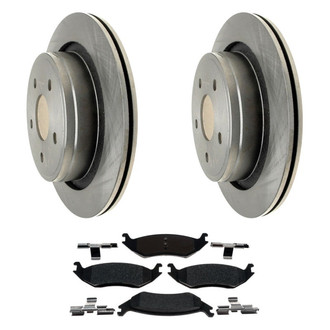 ACDelco® - Silver™ Rear Brake Kit with Semi-Metallic Pads