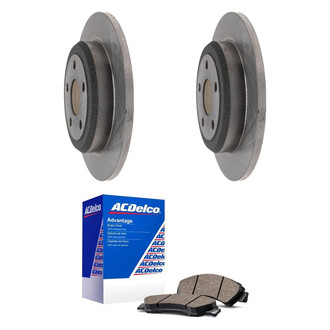 ACDelco® - Silver™ Rear Brake Kit with Ceramic Pads