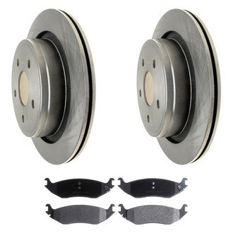ACDelco® - Silver™ Rear Brake Kit with Semi-Metallic Pads
