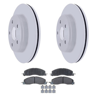 ACDelco® - Silver™ Front Brake Kit with Semi-Metallic Pads