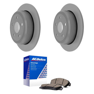 ACDelco® - Silver™ Rear Brake Kit with Ceramic Pads