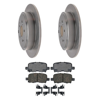 ACDelco® - Silver™ Rear Brake Kit with Ceramic Pads