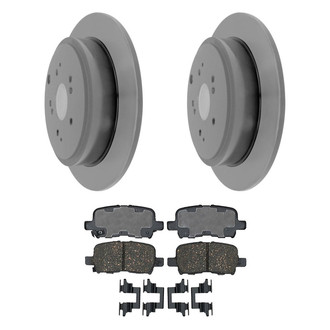 ACDelco® - Silver™ Rear Brake Kit with Ceramic Pads