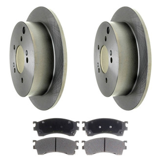 ACDelco® - Silver™ Rear Brake Kit with Ceramic Pads