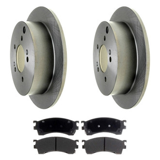 ACDelco® - Silver™ Rear Brake Kit with Ceramic Pads
