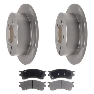 ACDelco® - Silver™ Rear Brake Kit with Ceramic Pads