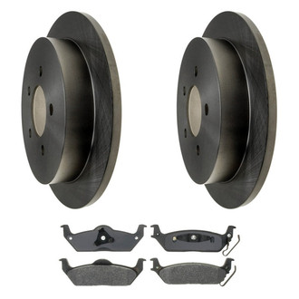 ACDelco® - Silver™ Rear Brake Kit with Semi-Metallic Pads
