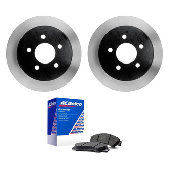 ACDelco® - Silver™ Rear Brake Kit with Semi-Metallic Pads