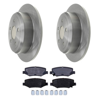 ACDelco® - Silver™ Rear Brake Kit with Semi-Metallic Pads