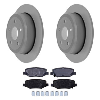 ACDelco® - Silver™ Rear Brake Kit with Semi-Metallic Pads
