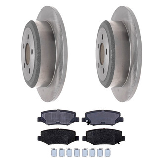 ACDelco® - Silver™ Rear Brake Kit with Semi-Metallic Pads