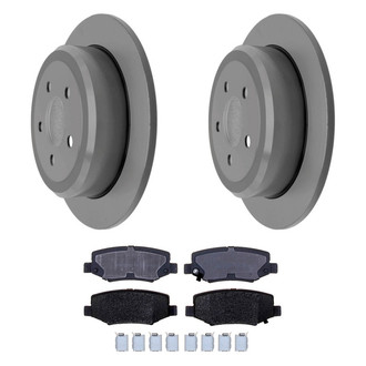 ACDelco® - Silver™ Rear Brake Kit with Semi-Metallic Pads