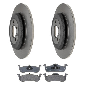 ACDelco® - Silver™ Rear Brake Kit with Semi-Metallic Pads