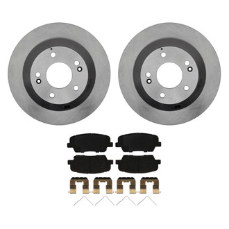 ACDelco® - Silver™ Rear Brake Kit with Ceramic Pads