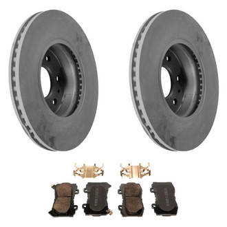 ACDelco® - GM Genuine Parts™ Plain Front Brake Kit with Semi-Metallic Pads