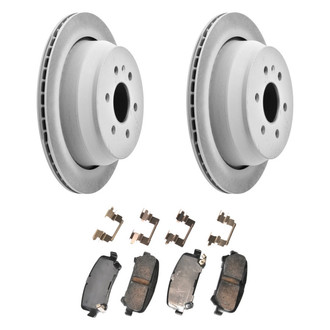 ACDelco® - GM Genuine Parts™ Plain Rear Brake Kit with Semi-Metallic Pads