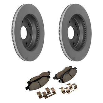 ACDelco® - GM Genuine Parts™ Plain Front Brake Kit with Semi-Metallic Pads