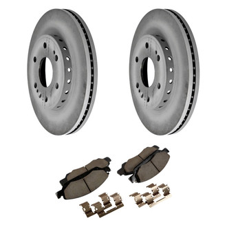 ACDelco® - GM Genuine Parts™ Plain Front Brake Kit with Semi-Metallic Pads