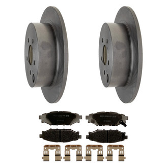 ACDelco® - Silver™ Rear Brake Kit with Ceramic Pads