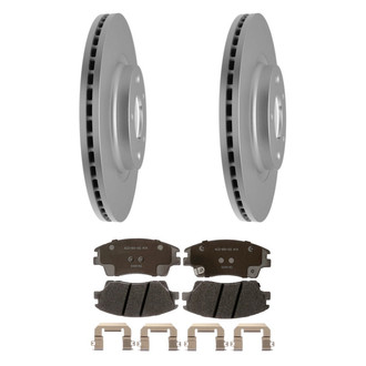 ACDelco® BNDL-31001873 - Silver™ Front Brake Kit with Ceramic Pads
