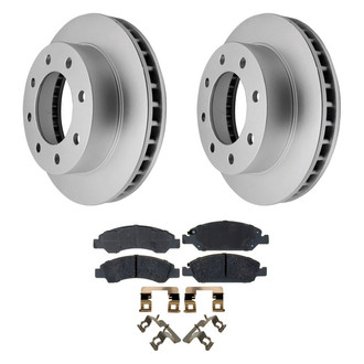 ACDelco® - Silver™ Front Brake Kit with Ceramic Pads