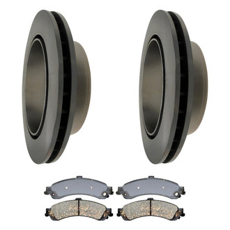 ACDelco® - Silver™ Rear Brake Kit with Ceramic Pads