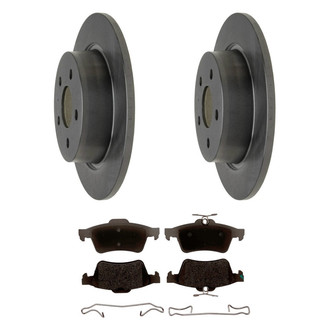 ACDelco® - Silver™ Rear Brake Kit with Ceramic Pads