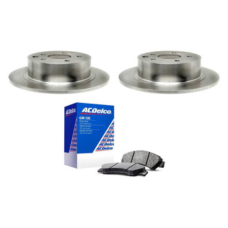 ACDelco® - Silver™ Rear Brake Kit with Semi-Metallic Pads