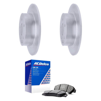 ACDelco® - Silver™ Rear Brake Kit with Semi-Metallic Pads