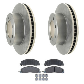 ACDelco® - Silver™ Front Brake Kit with Semi-Metallic Pads