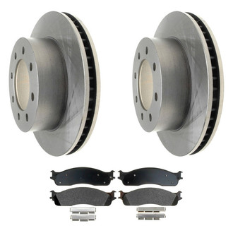 ACDelco® - Silver™ Front Brake Kit with Semi-Metallic Pads
