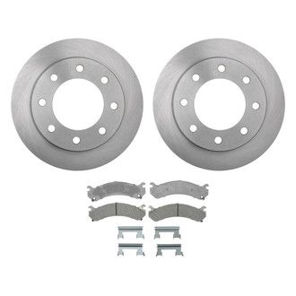 ACDelco® - Silver™ Front Brake Kit with Semi-Metallic Pads
