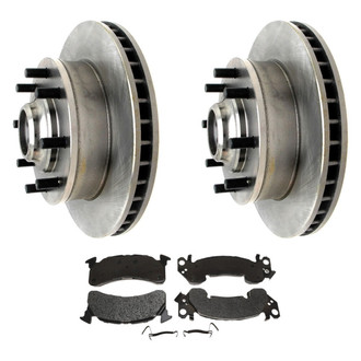 ACDelco® - Silver™ Front Brake Kit with Semi-Metallic Pads