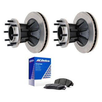 ACDelco® - Silver™ Front Brake Kit with Semi-Metallic Pads