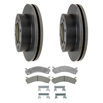 ACDelco® - Silver™ Front Brake Kit with Semi-Metallic Pads