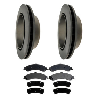 ACDelco® - Silver™ Rear Brake Kit with Semi-Metallic Pads