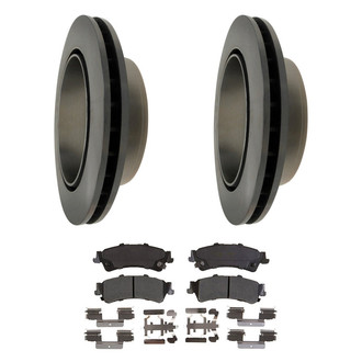 ACDelco® - Silver™ Rear Brake Kit with Semi-Metallic Pads